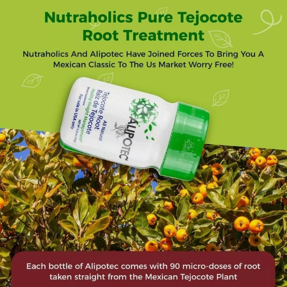 Natural Alipotec Raiz de Tejocote 90 Day Supply 